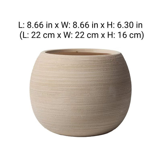 Nordic Style Unglazed Ceramic Planter