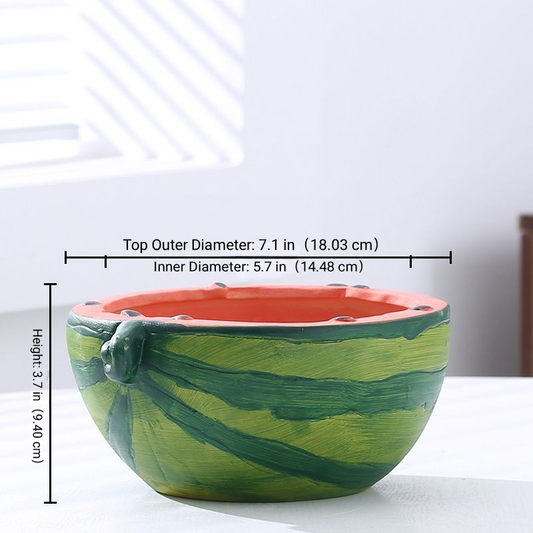 Cute Watermelon Terracotta Planter for Succulents