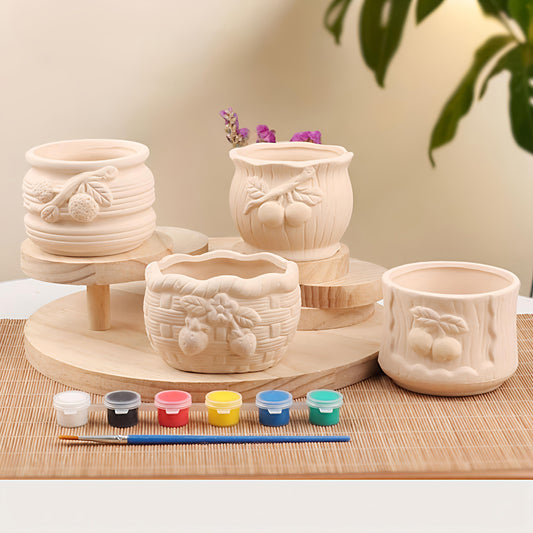 DIY Hand-Painted Ceramic Planter Kit
